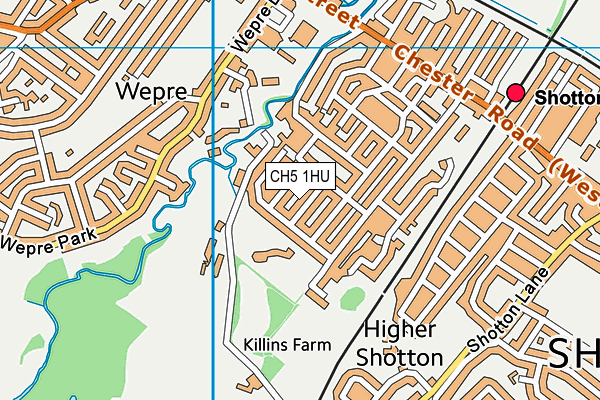 Map of A HIBBERT LIMITED at district scale