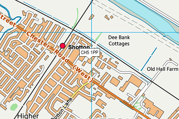 CH5 1PP map - OS VectorMap District (Ordnance Survey)