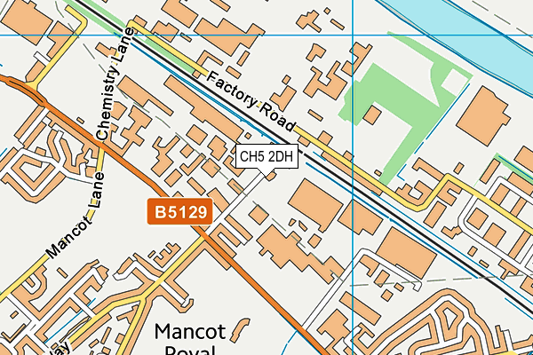 CH5 2DH map - OS VectorMap District (Ordnance Survey)