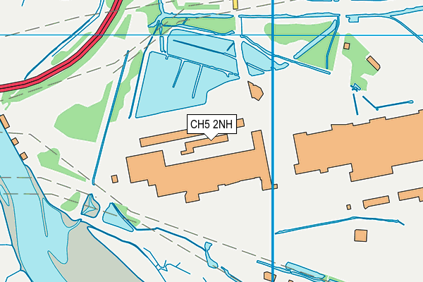 CH5 2NH map - OS VectorMap District (Ordnance Survey)