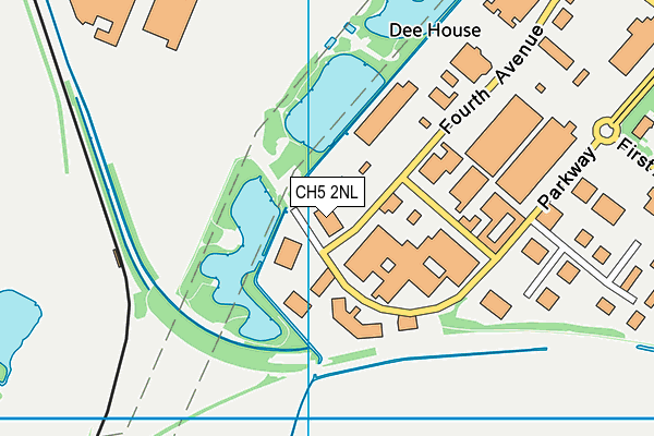 CH5 2NL map - OS VectorMap District (Ordnance Survey)