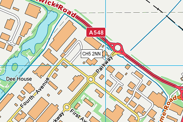 CH5 2NN map - OS VectorMap District (Ordnance Survey)