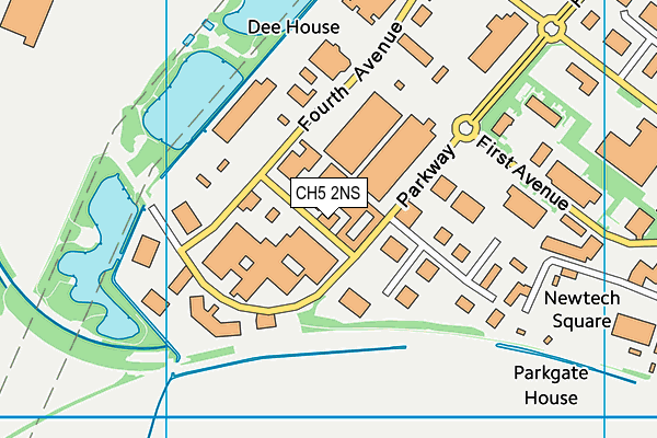 CH5 2NS map - OS VectorMap District (Ordnance Survey)