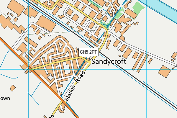 CH5 2PT map - OS VectorMap District (Ordnance Survey)