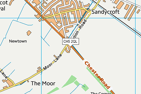 CH5 2QL map - OS VectorMap District (Ordnance Survey)