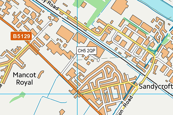 CH5 2QP map - OS VectorMap District (Ordnance Survey)
