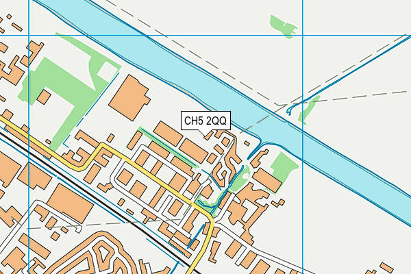 CH5 2QQ map - OS VectorMap District (Ordnance Survey)