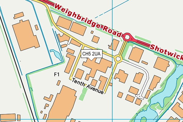 Map of STERLING DEESIDE LIMITED at district scale