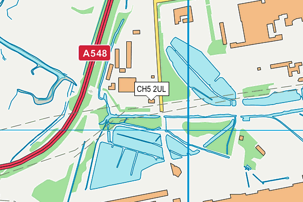 CH5 2UL map - OS VectorMap District (Ordnance Survey)