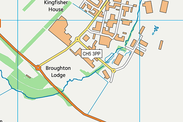 CH5 3PP map - OS VectorMap District (Ordnance Survey)