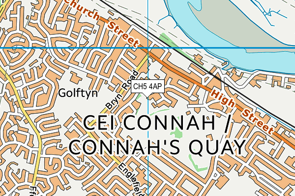 CH5 4AP map - OS VectorMap District (Ordnance Survey)