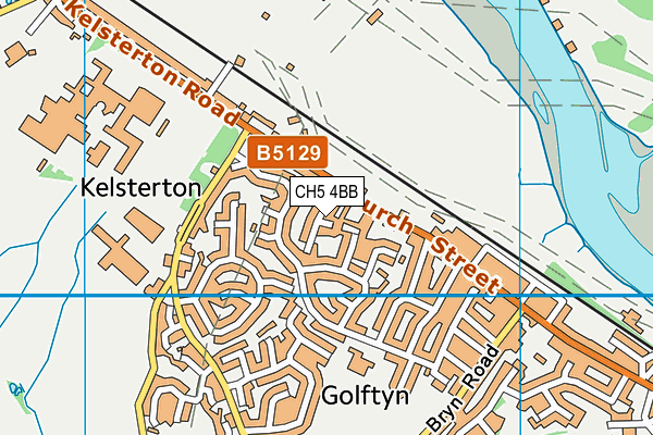 CH5 4BB map - OS VectorMap District (Ordnance Survey)