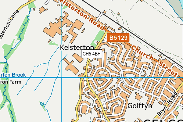 CH5 4BH map - OS VectorMap District (Ordnance Survey)