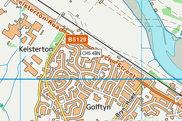 CH5 4BN map - OS VectorMap District (Ordnance Survey)