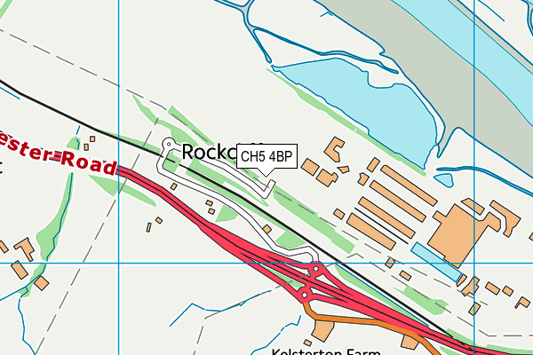 CH5 4BP map - OS VectorMap District (Ordnance Survey)