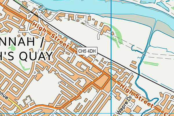 CH5 4DH map - OS VectorMap District (Ordnance Survey)