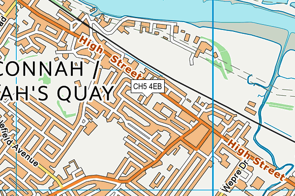 CH5 4EB map - OS VectorMap District (Ordnance Survey)