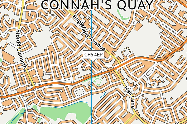 CH5 4EP map - OS VectorMap District (Ordnance Survey)