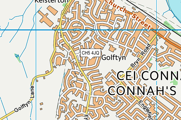 CH5 4JQ map - OS VectorMap District (Ordnance Survey)