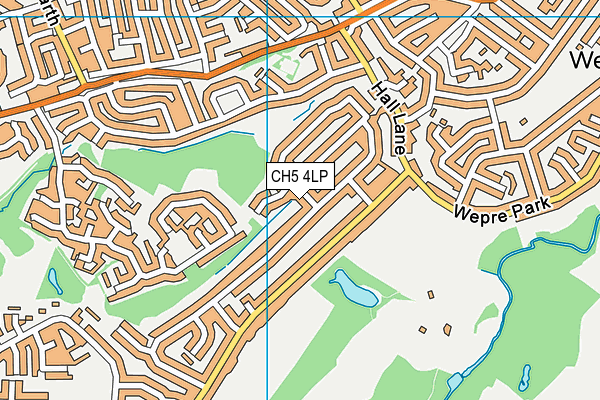 CH5 4LP map - OS VectorMap District (Ordnance Survey)