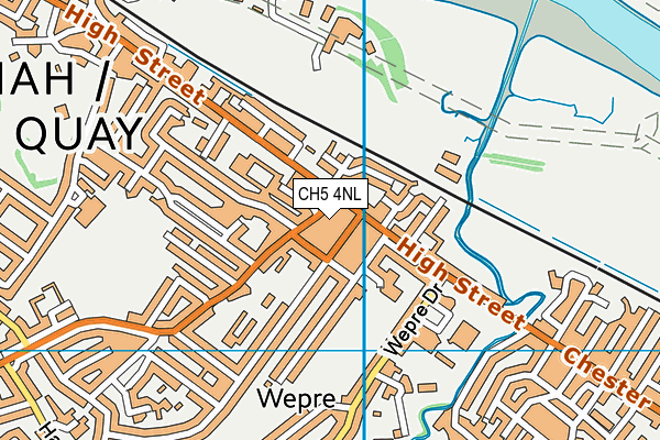 CH5 4NL map - OS VectorMap District (Ordnance Survey)