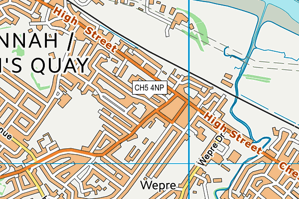 CH5 4NP map - OS VectorMap District (Ordnance Survey)