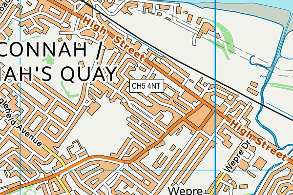 CH5 4NT map - OS VectorMap District (Ordnance Survey)