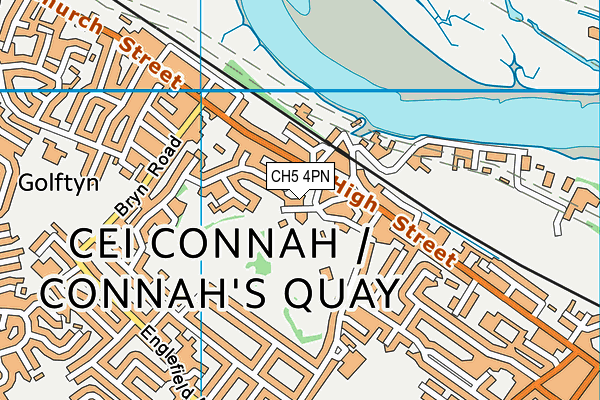 CH5 4PN map - OS VectorMap District (Ordnance Survey)