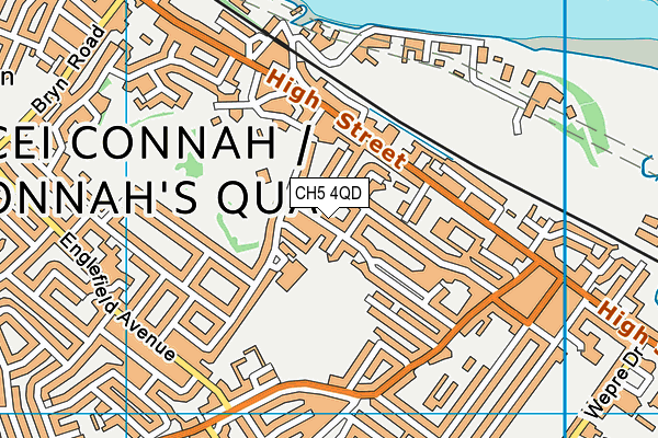 CH5 4QD map - OS VectorMap District (Ordnance Survey)