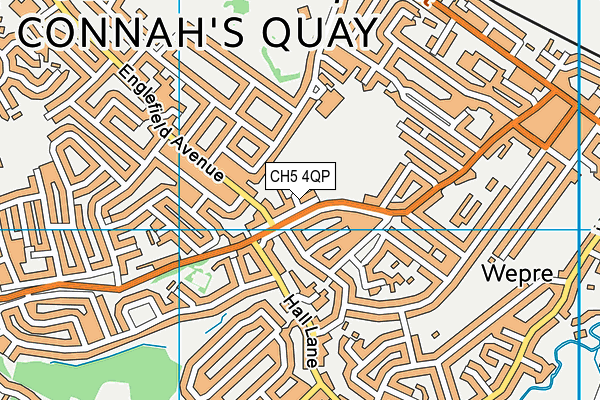 CH5 4QP map - OS VectorMap District (Ordnance Survey)