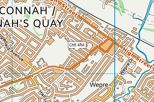 CH5 4RA map - OS VectorMap District (Ordnance Survey)