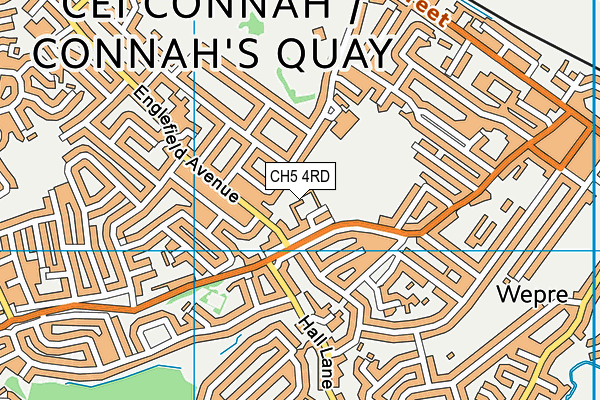 CH5 4RD map - OS VectorMap District (Ordnance Survey)