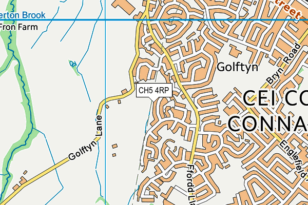 CH5 4RP map - OS VectorMap District (Ordnance Survey)