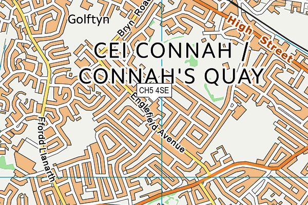 CH5 4SE map - OS VectorMap District (Ordnance Survey)