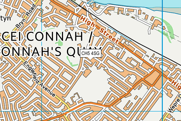 CH5 4SG map - OS VectorMap District (Ordnance Survey)