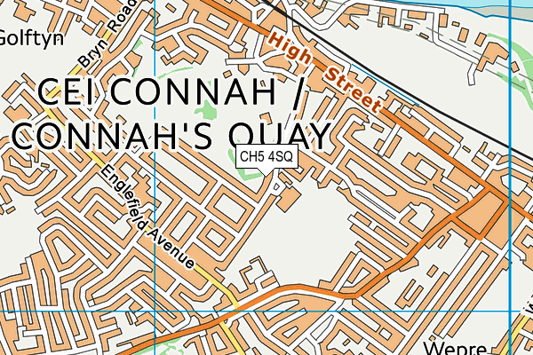 CH5 4SQ map - OS VectorMap District (Ordnance Survey)