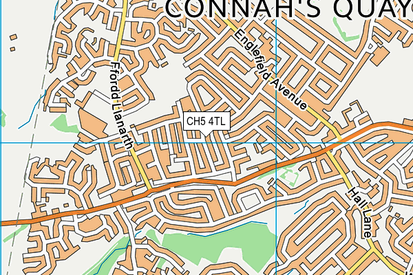 CH5 4TL map - OS VectorMap District (Ordnance Survey)