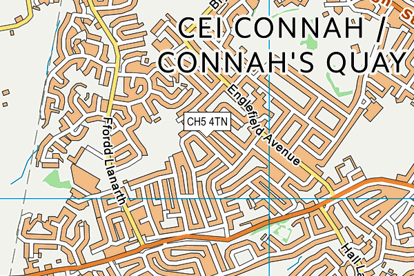 CH5 4TN map - OS VectorMap District (Ordnance Survey)