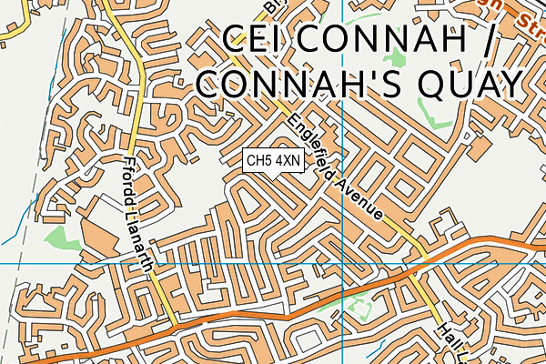 CH5 4XN map - OS VectorMap District (Ordnance Survey)