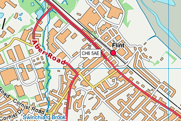 CH6 5AE map - OS VectorMap District (Ordnance Survey)