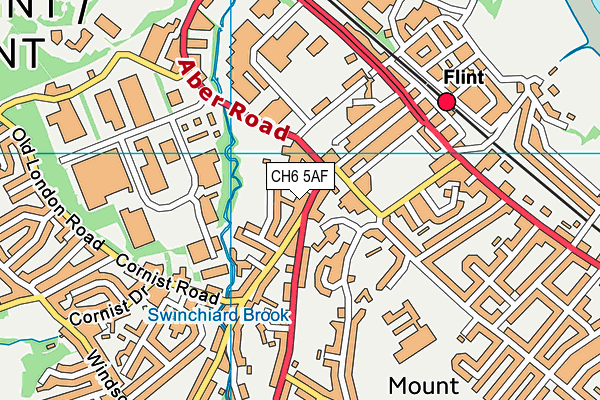 CH6 5AF map - OS VectorMap District (Ordnance Survey)