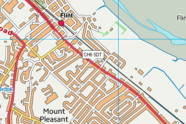 CH6 5DT map - OS VectorMap District (Ordnance Survey)