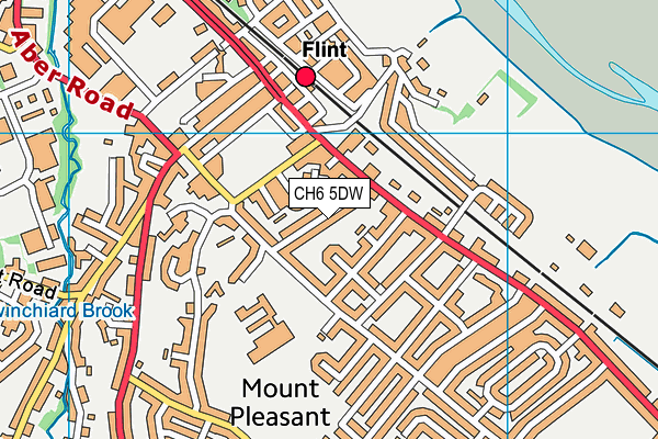 CH6 5DW map - OS VectorMap District (Ordnance Survey)