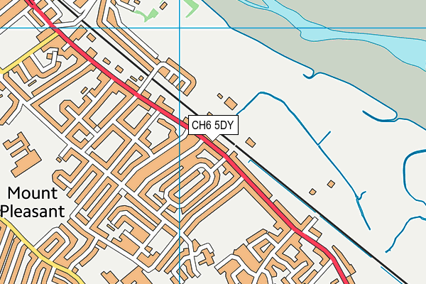 CH6 5DY map - OS VectorMap District (Ordnance Survey)