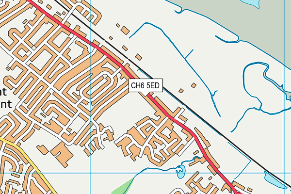 CH6 5ED map - OS VectorMap District (Ordnance Survey)