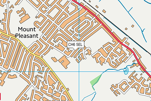 CH6 5EL map - OS VectorMap District (Ordnance Survey)