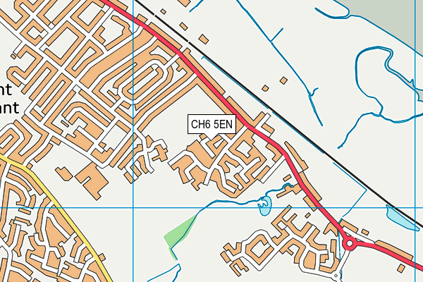 CH6 5EN map - OS VectorMap District (Ordnance Survey)