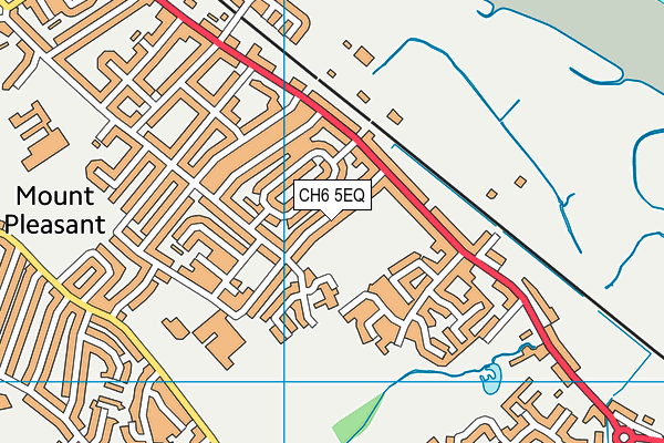 CH6 5EQ map - OS VectorMap District (Ordnance Survey)