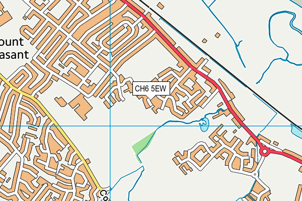 CH6 5EW map - OS VectorMap District (Ordnance Survey)