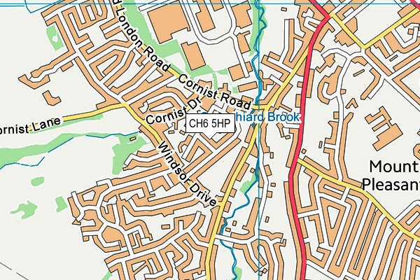 CH6 5HP map - OS VectorMap District (Ordnance Survey)